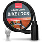 2 Bike Lock Cable with Keys 650mm Heavy Duty Strong Steel Bicycle Security Chain