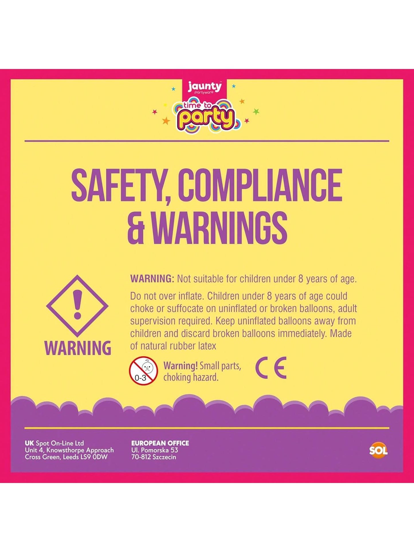 Jaunty Partyware 70pk Premium Latex Multicoloured Balloons, 10.5 Inch Size - Vibrant Party Balloon for Birthdays, Baby Showers & Kids' Parties - Ideal for Balloon Arch, Party Games & Decorations