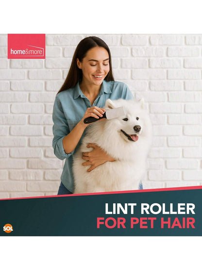 SOL 6pk 10m Lint Rollers With 396 Sticky Sheets & Handle Each - Lint Remover For Pet Hair, Carpet & Clothing, 10m Sticky Roller With Easy Tear-To Tear Sheets For Quick & Easy Cleaning