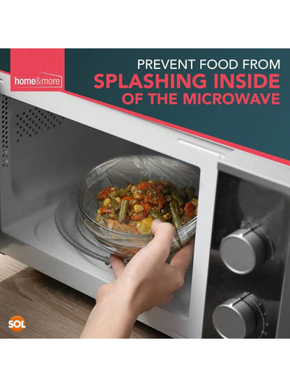 SOL 4pk Cling Film For Food 75m X 30cm – Catering Cling Film With Dispenser & Cutter – Food Wrap Refill Rolls For Kitchen, Meal Prep, And Food Storage, Easy To Use