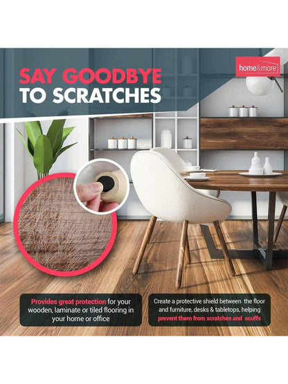 SOL 200pk Felt Pad For Furniture Feet – Felt Floor Protectors For Chairs & Furniture Legs – Chair Leg Floor Protectors To Protect Hardwood Floors