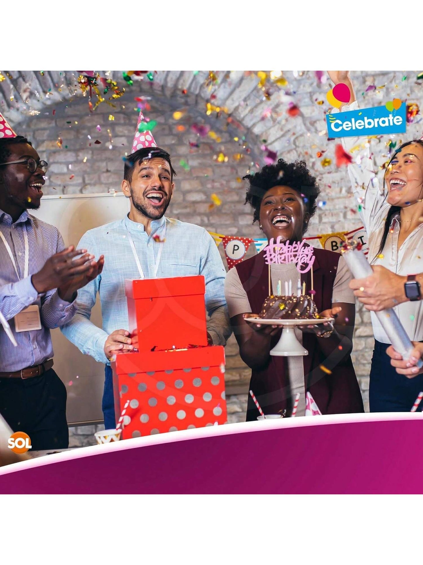 SOL 9pk White Table Cloth Party 121x121cm Plastic Cover Tablecloth Disposable For Parties - Heavy Duty Spill Protection - Opaque Design For Weddings, Buffets, Catering, Gender Reveals & Events