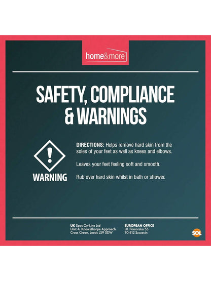 [2 Pack] SOL Pumice Stone For Toilet, 23.5cm Toilet Pumice Cleaning Stone With Handle For Easy Reach, Removes Hard Water Stains, Limescale & Rust From Toilet, Bathroom, Porcelain & Ceramic