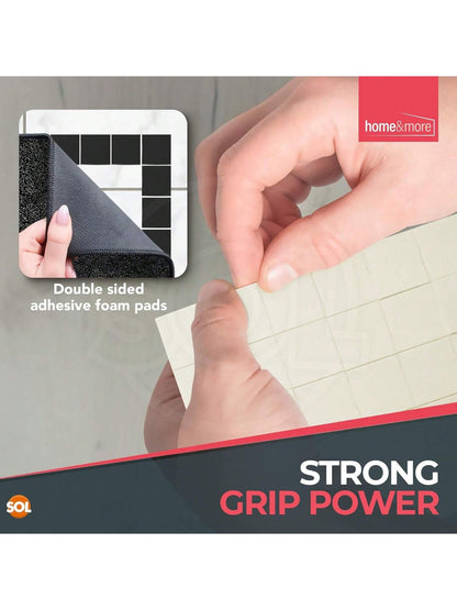 SOL 160pk Exterior Sticky Pads – 2x2cm Heavy Duty Double-Sided Adhesive Mounting Pads – Strong, Weatherproof, And Versatile For DIY Projects, Home, Office, Car, Wall Fixing, And Outdoor Applications