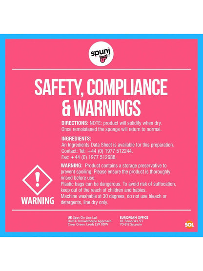 Spunj 2pk Ultra Thirsty Sponge Cloth Pink, 32x42cm Super Absorbent Cloth For Home, Holds 7x Its Weight In Water, Reusable And Durable, Ideal For Kitchen, Bathroom, And Household Cleaning