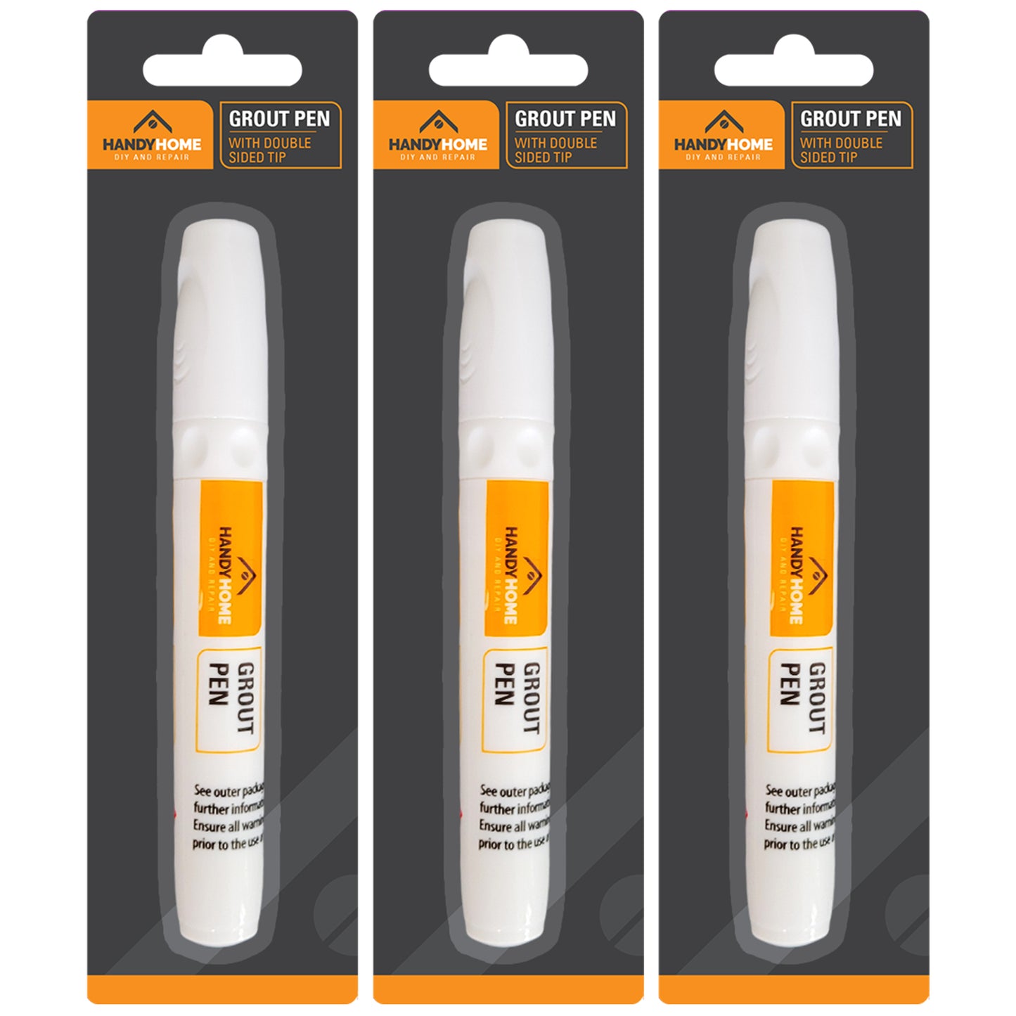 1-6pk White Tile Grout Pen Kitchen Bathroom Waterproof Marker Revives Anti Mould