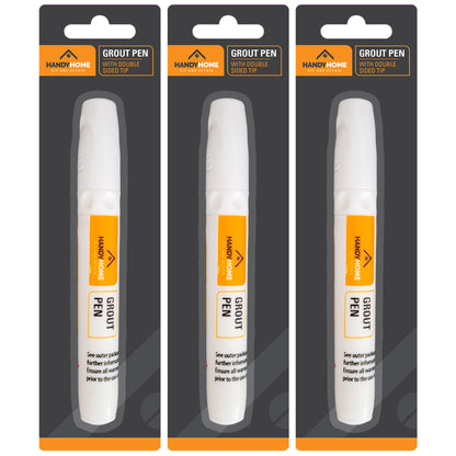 1-6pk White Tile Grout Pen Kitchen Bathroom Waterproof Marker Revives Anti Mould