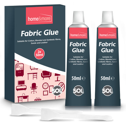 Extra Strong Fabric Glue 50ml | Washable Adhesive Repair Hemming Sewing Textile