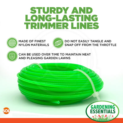 2x20M Garden Strimmer Trimmer Line Cord 1.2mm 1.6mm 2mm Nylon Wire Garden Grass