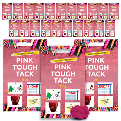 Pink Tack Tac 150g | Super Tough Reusable Handy Sticky Adhesive Putty Glue Blue