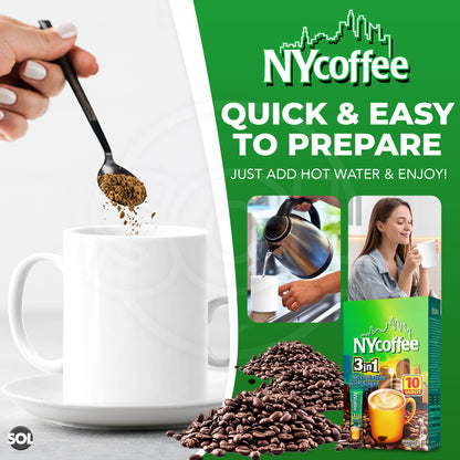 Instant Coffee Sachets 3 in 1 Irish | Bulk Pack 100