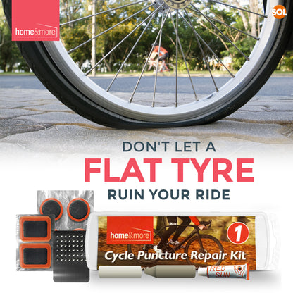 Bicycle Puncture Repair Kit | Tyre Tube Glue & Patches