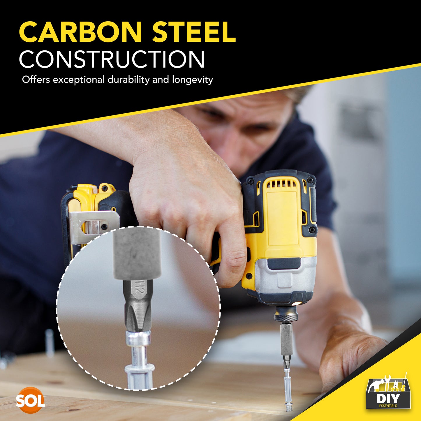 32pk Carbon Steel Drill Bit Set - Asosorted Drill & Screwdriver