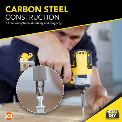 32pk Carbon Steel Drill Bit Set - Asosorted Drill & Screwdriver