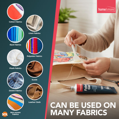 Fabric Glue 50ml | Washable Repair Adhesive for Sewing