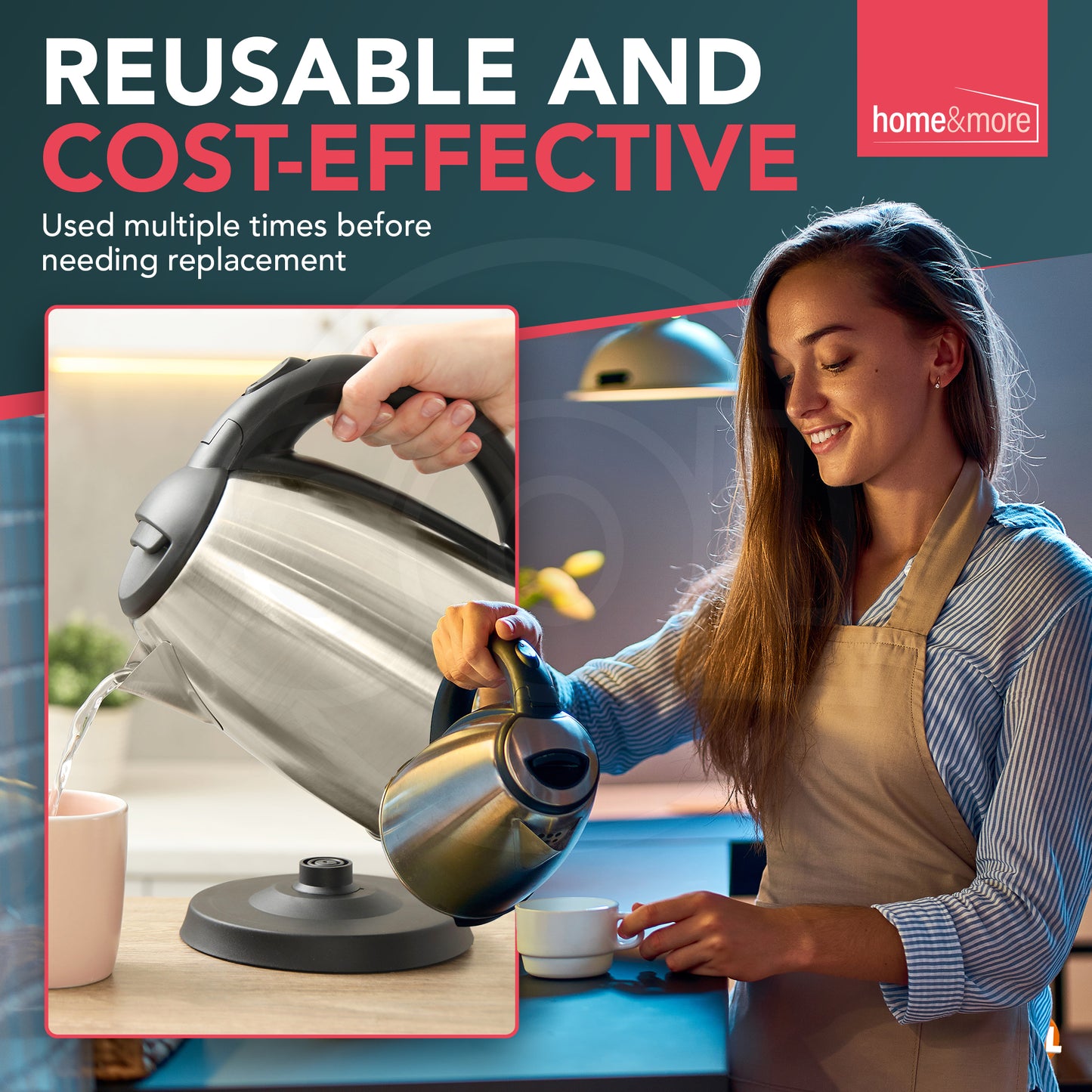 Kettle Descaler Balls Stainless Steel Mesh Limescale Remover | 4 Pack