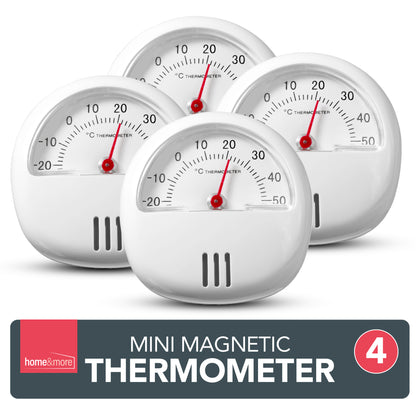 Magnetic Thermometer with Stand Fridge Freezer Room Mini Temperature Gauge Dial