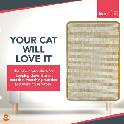 2pk Cat Scratching Mat Sisal 60x40cm Kitten Scratcher Board Pad Pet Toy Supplies