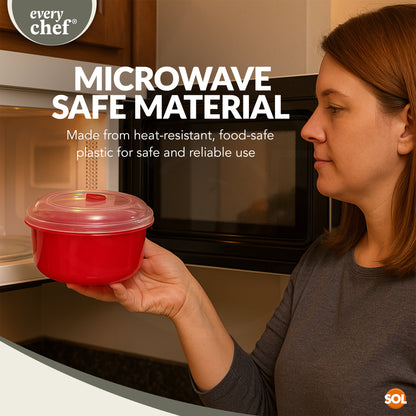 2pk Microwave Egg Cooker - Plastic Poacher for Soft or Hard Eggs