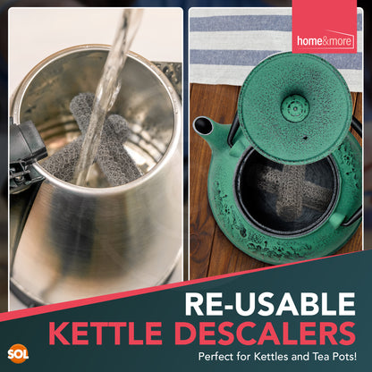 Kettle Descaler Balls Stainless Steel Mesh Limescale Remover | 4 Pack