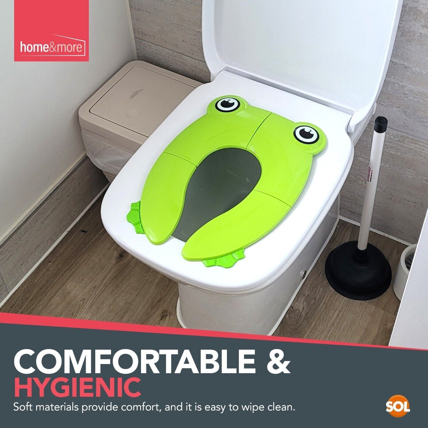 Baby Toilet Training Seat Potty Kids Toddler Child Portable Travel Folding Cover