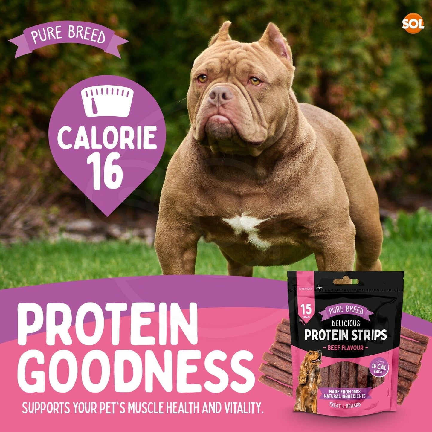 Chicken Strips Dog Treats Duck & Beef | 150g