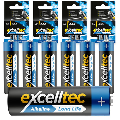 20pk AAA Batteries - Alkaline x 1.5V Battery | Heavy Duty Power Long Expiry