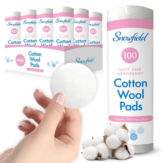 600-2400PK Round Cotton Wool Pads for Face Baby Beauty Cosmetic Make up Remover