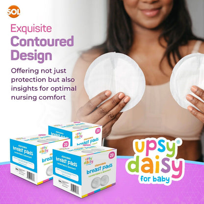 60-240 Breast Pads | Disposable Nursing Maternity Feeding Absorbent Comfortable