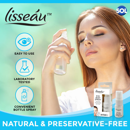 6pk Dry Eye Spray x 15ml | Hydrating Mist Tired Irritated Sore Strained Eyelids