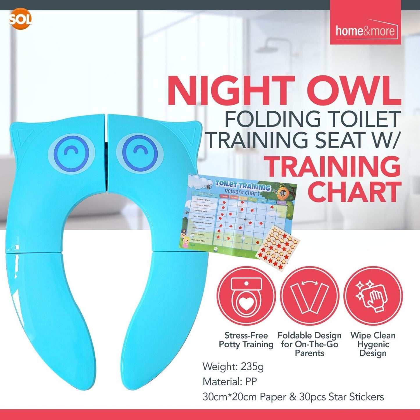 Baby Toilet Training Seat Potty Kids Toddler Child Portable Travel Folding Cover