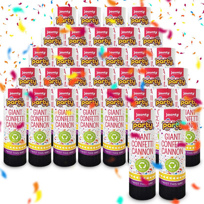 Confetti Cannons 8-48pk - Ideal for NYE!