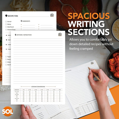 Bank Recipe Book Journal A4 Own Cookbook For Write Your Own Cooking Notebook