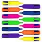 6-48 Assorted Highlighter Pens Set Pack Fluorescent Bright Colour Marker School