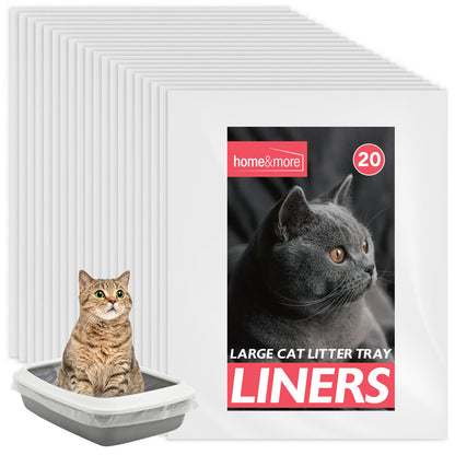 Extra Large Cat Litter Tray Liners 56x70cm Bags Pack Kitten Hygienic Disposable