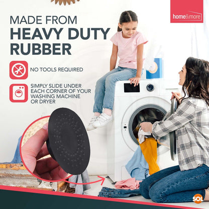 Anti Vibration Washing Machine Feet Pads | 4 Pack