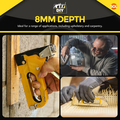 5000 Staples for Staple Gun | 10mm 8mm 14mm Type 53 140 | Heavy Duty Upholstery