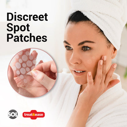 36 Cold Sore Patches Acne Spot Pimple Skin Breathable Blemish Hydrocolloid Patch