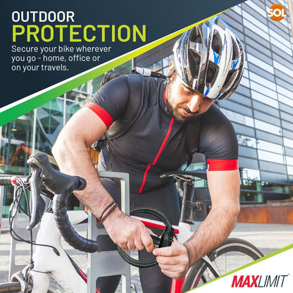 Bike Lock Cable with Keys | 650mm Heavy Duty Strong Steel Bicycle Security Chain