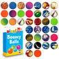 35-175 Rubber Bouncy Balls Jet Bouncing Kids Toy Loot Party Bag Fillers Birthday