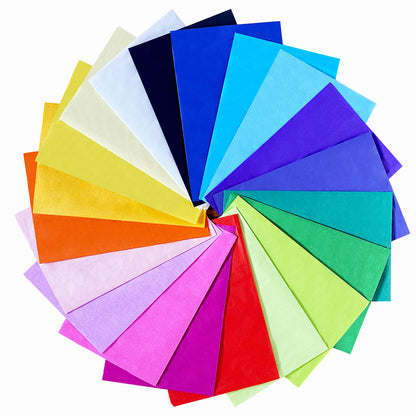 40 Large Multi Coloured Tissue Paper Sheets Assorted Pack Gift Wrapping 50x66cm