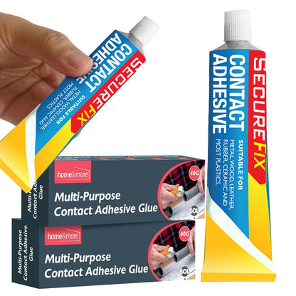40ml Contact Adhesive Tube Glue | Multi Purpose Waterproof Shoe Leather Rubber