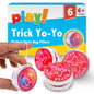 6-24pk Professional YoYo Light Up Kids Toy Pro Stunt Trick Flashing Clutch Yo Yo