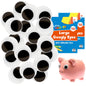 10-50 Large Self Adhesive Googly Eyes 40mm Stick On Sticky Wobbly Wiggly Craft