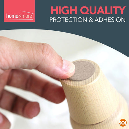 54 Felt Pads Self Adhesive Sticky Wood Furniture Floor Chair Legs Protectors