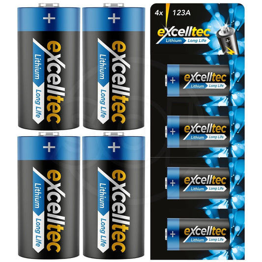 4-20 Pack CR123A 3V Lithium Battery CR123 DL123A 123A 1500mAh Camera Batteries