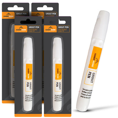 1-6pk White Tile Grout Pen Kitchen Bathroom Waterproof Marker Revives Anti Mould
