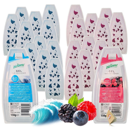 12-24 Solid Gel Air Freshener 150g | Bathroom Home Room Freshner Scent Fragrance