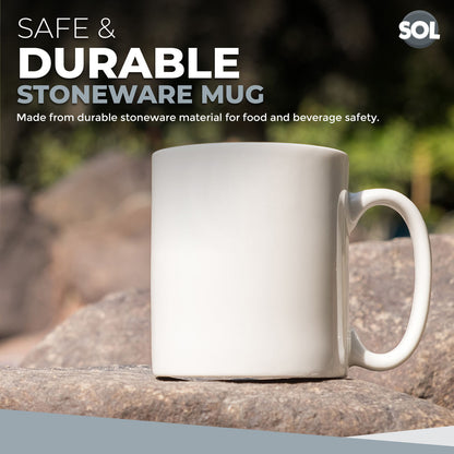 12-48pk Plain WHITE Mugs 11oz Large Coffee Tea Set of Blank Bulk Cups + Boxes