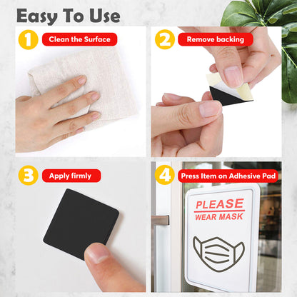 80-320 Exterior Sticky Pads | Strong Double Sided Self Adhesive Outdoor Mounting